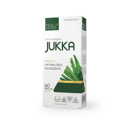MEDICA HERBS Jukka 520mg, 60 kaps.