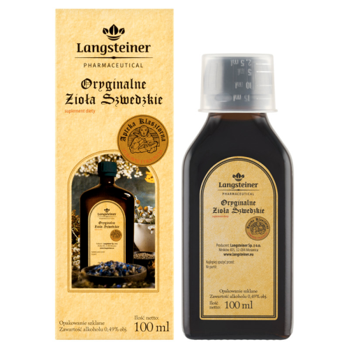 Oryginalne Zioła Szwedzkie 100ml LANGSTEINER