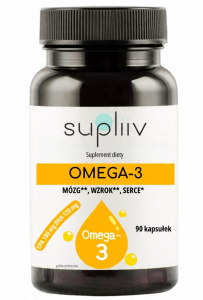 Omega-3 1000mg, 90kaps. SUPLIIV