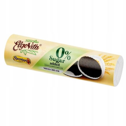 Ciastka-kakaowe markizy z kremem o smaku mlecznym B/C 180 g