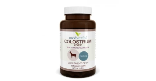 Medverita Colostrum Kozie 500 mg 100 kapsułek