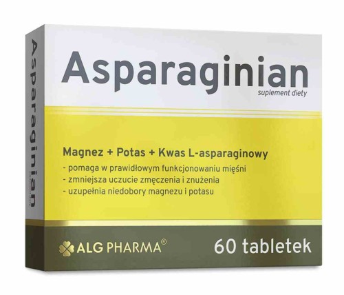 Alg Pharma Asparaginian 60 tabletek