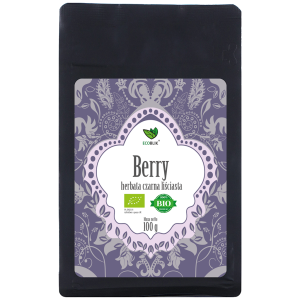 HERBATA CZARNA LIŚCIASTA OWOCE LEŚNE BIO 100 g - ECOBLIK