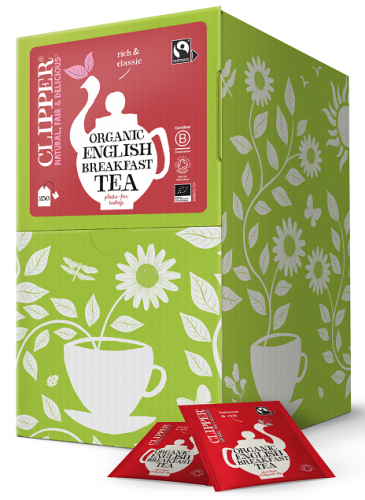 HERBATA ENGLISH BREAKFAST FAIR TRADE BIO (250 x 2,2 g) 550 g - CLIPPER