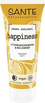 ŻEL POD PRYSZNIC HAPPINESS POMARAŃCZA ECO 200 ml - SANTE