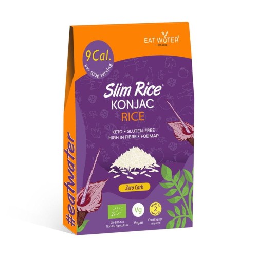MAKARON (KONJAC) W KSZTAŁCIE RYŻU BEZGLUTENOWY BIO 270 g (200 g ) - SLIM