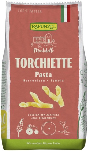 MAKARON (SEMOLINOWY) TORCHIETTE BIO 500 g - RAPUNZEL