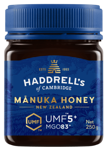 MIÓD MANUKA MGO 83+ UMF 5+ 250 g - HADDRELL'S OF CAMBRIDGE