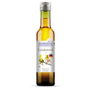 OLEJ Z LNIANKI (RYDZOWY) TŁOCZONY NA ZIMNO BIO 250 ml - BIO PLANETE