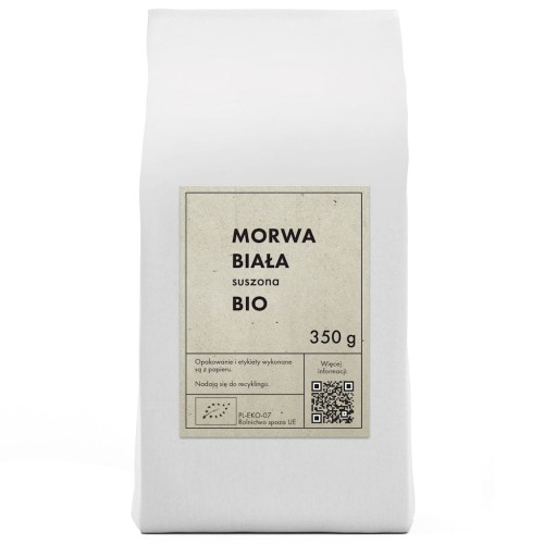 MORWA BIAŁA SUSZONA BIO 350 g - THE PLANET