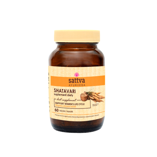 SHATAVARI EKSTRAKT (450 mg) 60 KAPSUŁEK - SATTVA