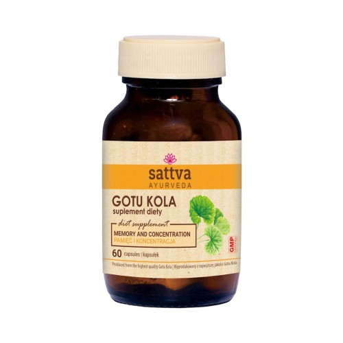 GOTU KOLA EKSTRAKT (450 mg) 60 KAPSUŁEK - SATTVA