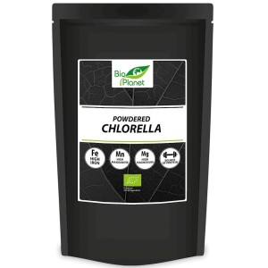 CHLORELLA SPROSZKOWANA  BIO 500 g - BIO PLANET INTERNATIONAL