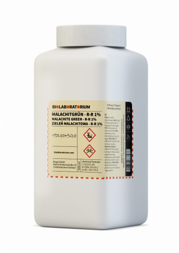 Zieleń malachitowa roztwór 1% - czysty 500ml BIOLABORATORIUM