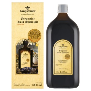 Oryginalne Zioła Szwedzkie 1000ml LANGSTEINER