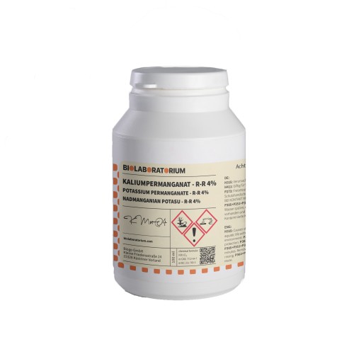 Nadmanganian potasu roztwór 4% - czysty 250 ml BIOLABORATORIUM