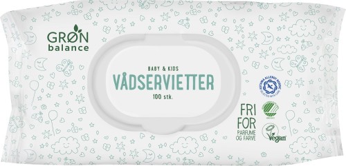 CHUSTECZKI NAWILŻANE PODRÓŻNE DLA DZIECI ECO 100 szt. - GRON BALANCE