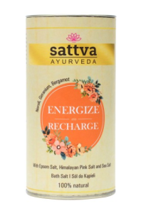 SÓL DO KĄPIELI ENERGIZE AND RECHARGE 300 g - SATTVA (AYURVEDA)