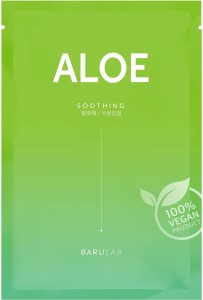 MASECZKA KOREAŃSKA DO TWARZY W PŁACHCIE ALOES 23 g - BARULAB