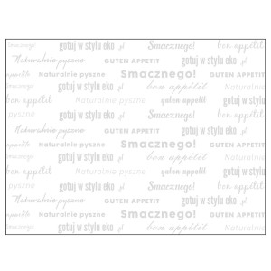 PAPIER DO PAKOWANIA ŻYWNOŚCI 30 x 40 cm - RYZA 5 kg