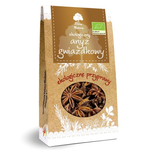 ANYŻ GWIAZDKOWY BIO 30 g - DARY NATURY