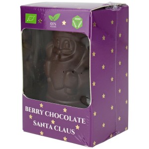 MIKOŁAJ Z CZEKOLADY JAGODOWEJ Z WITAMINĄ C Z ACEROLI BEZ DODATKU CUKRÓW BIO 75 g - COCOA (PRODUKT SEZONOWY)