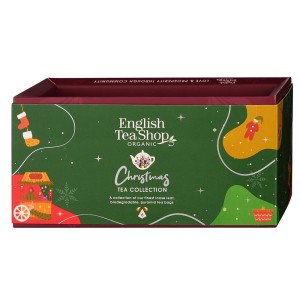 Zestaw Christmas Tea Green 6 piramidek w 6 różnych smakach BIO 12 g BN ENGLISH TEA SHOP