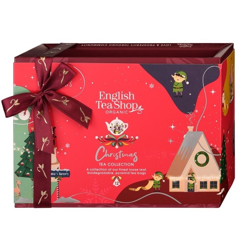 Zestaw Świąteczny 12 piramidek Red Wonders BIO 24g BN ENGLISH TEA SHOP