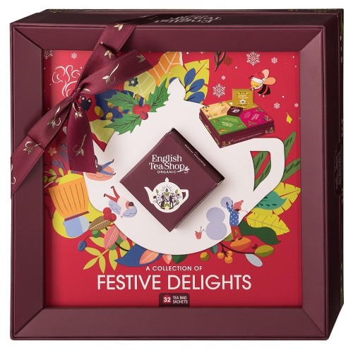Zestaw herbat Festive Delight w 4 smakach BIO 70g BN ENGLISH TEA SHOP