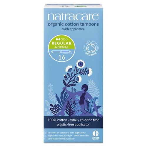 Tampony higieniczne z aplikatorem regular BIO 16 szt. NATRACARE