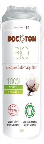 Płatki kosmetyczne, okrągłe 80szt BIO BOCOTON