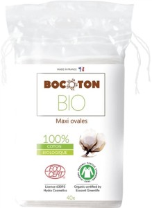 Płatki kosmetyczne, owalne 40szt BIO BOCOTON