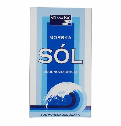 Sól morska drobnoziarnista 1 kg KOPER