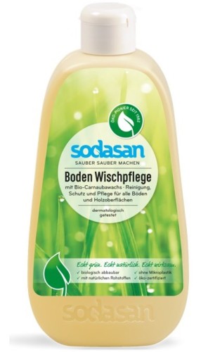 Mydło do podłóg drewnianych o zapachu drzewa sandałowego BIO 1 l SODASAN