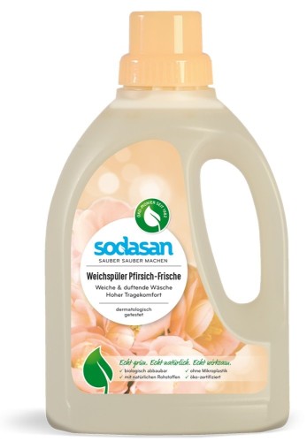 Płyn do płukania tkanin brzoskwinia BIO 750 ml SODASAN
