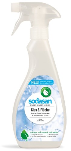 Płyn do mycia szyb i powierzchni szklanych BIO 500 ml SODASAN