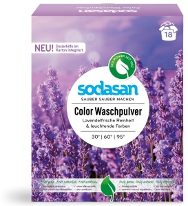 Proszek do prania, uniwersalny kolor lawendowy BIO 5 kg SODASAN