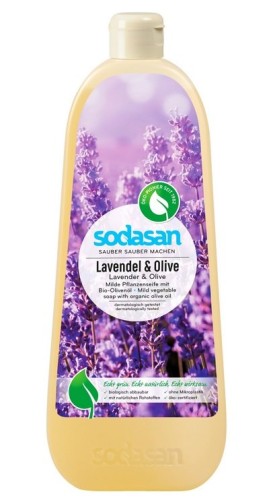 Mydło w płynie lawendowo - oliwkowe BIO 1000 ml SODASAN