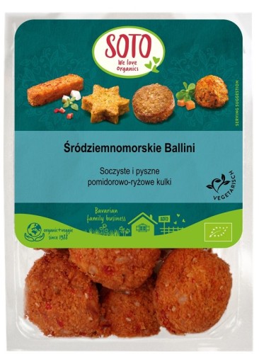 Śródziemnomorskie ballini BIO 250 g SOTO