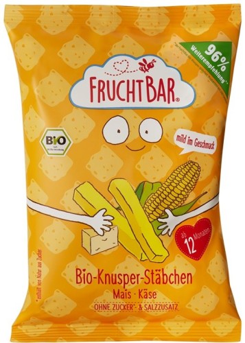 Chrupki kukurydziane serowe po 12 miesiącu BIO 30 g FRUCHTBAR