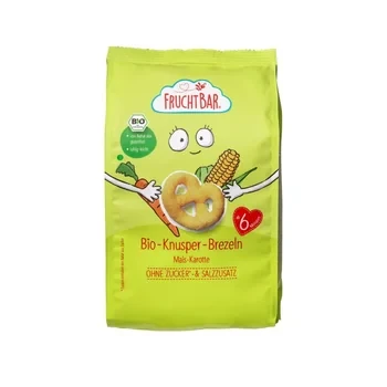 Precelki kukurydziane marchewkowe, powyżej 6 miesięcy BIO 25 g FRUCHTBAR