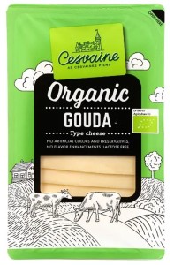 Ser gouda w plastrach BIO 125 g CESVAINE