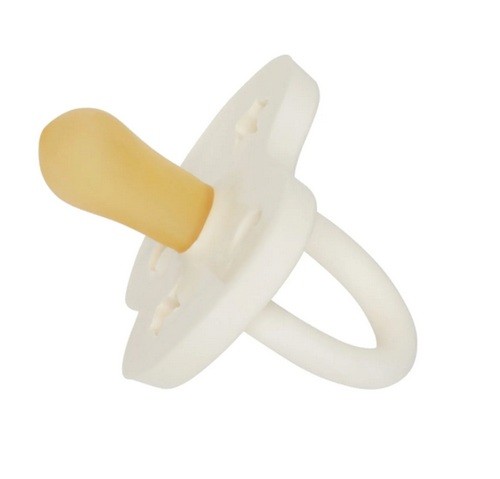 Kauczukowy smoczek okrągły kaczki 3-36 miesięcy HEVEA