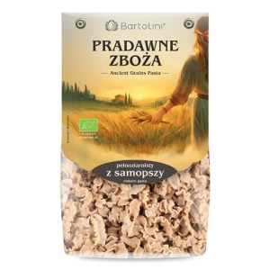 Makaron z samopszy pełnoziarnisty fala  BIO 250g BARTOLINI