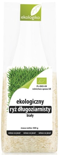 Ryż biały długoziarnisty BIO 500 g EKOLOGIKO