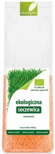 Soczewica czerwona BIO 400 g EKOLOGIKO