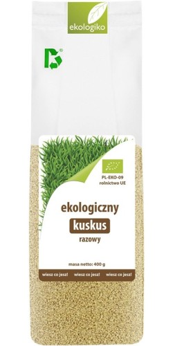 Kuskus pełnoziarnisty BIO 400 g EKOLOGIKO