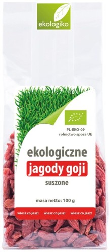 Jagody goji, suszone BIO 100 g EKOLOGIKO