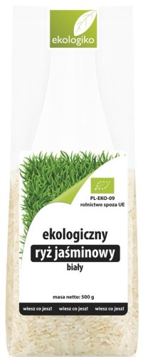 Ryż jaśminowy pełnoziarnisty BIO 500 g EKOLOGIKO