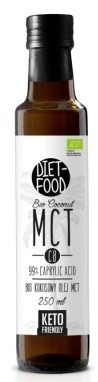 Olej MCT C8 BIO 250 ml DIET FOOD